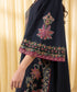 Unstitched Women's Black Textured Lawn 3 Piece Suit